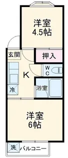メゾン・うるし谷【2階】の間取り
