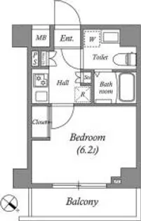 GENOVIA南行徳skygarden【3階】の間取り
