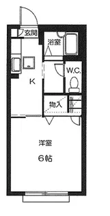 コーポメルシー【1階】の間取り
