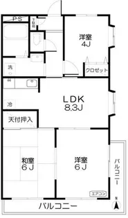 メゾン椎橋【3階】の間取り