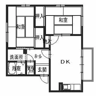 フレグランス方II【2階】の間取り