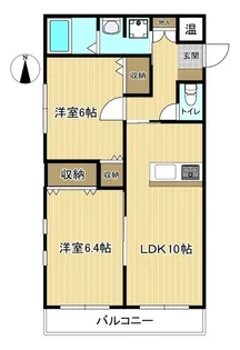 スパシエK【3階】の間取り