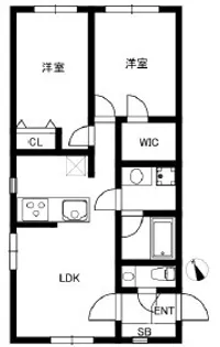 サンセリテ南麻布【3階】の間取り