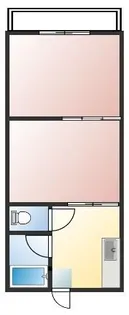 フォレストコマキつくば【2階】の間取り