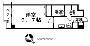 パシフィックコート目黒南【2階】の間取り