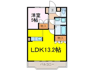 フォーシーズンフォレスト【1階】の間取り