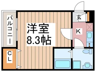 ロイヤルパーク見沼代【1階】の間取り