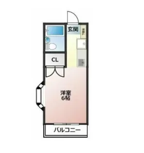 アレイ御幸【3階】の間取り