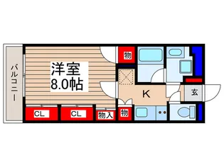 プランタンふじみ野【1階】の間取り