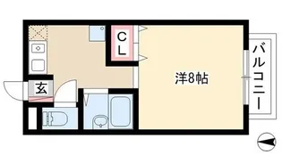 リバーサイド名塚【1階】の間取り