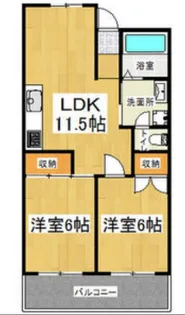 シティコープ新大宮【6階】の間取り