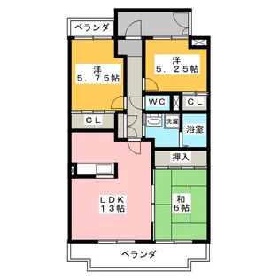 クインビー【2階】の間取り