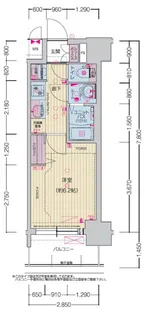 プレサンス千種駅前レイズ【9階】の間取り