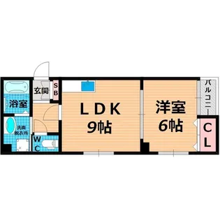 ルミエール鴫野【2階】の間取り