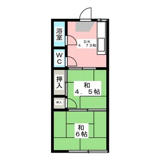 コーポさとう【2階】の間取り