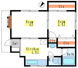KEN READ豊洲【1階】の間取り