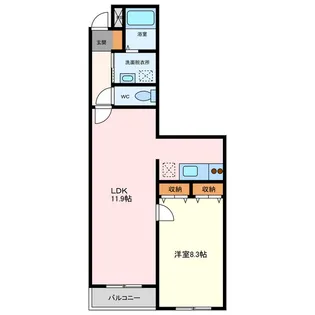 メモアール・ジャルダン【5階】の間取り