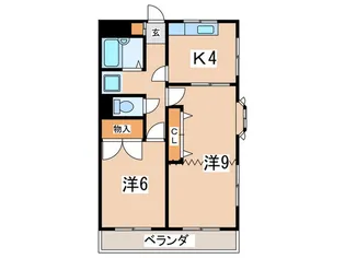 星野コ-ポ【1階】の間取り