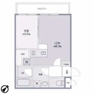 ジュネス千種【3階】の間取り