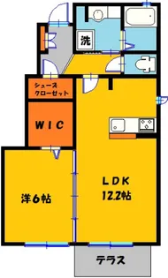すずの木アパートメント【1階】の間取り
