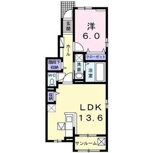 ベル・モア【1階】の間取り