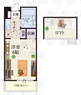 b’CASA小田原鴨宮re-born【2階】の間取り