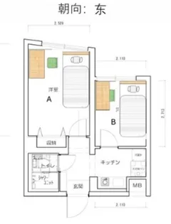 パークアベニュー【3階】の間取り