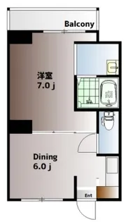 ヴィラナリー備前1号棟【3階】の間取り