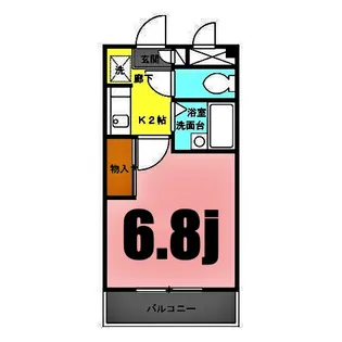 レガシィ小杉【3階】の間取り