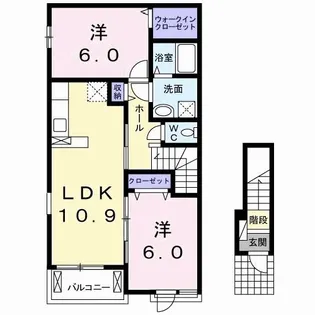 グレイス・レジデンス【2階】の間取り