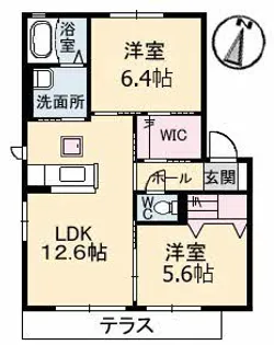 Pumpkin House II【1階】の間取り