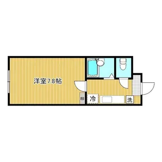 桑島ビルB棟【2階】の間取り