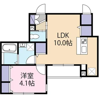 カーサプリムラII【3階】の間取り