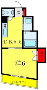 コーポ吉村【4階】の間取り