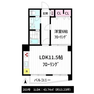 金剛マンション【2階】の間取り