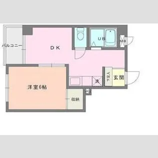 ライフパレット横浜【2階】の間取り