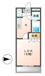 エレガントI【1階】の間取り