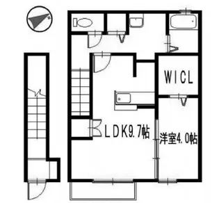 サンガーデン高津橋 角【2階】の間取り