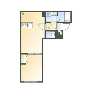 THE PARK EXIA 麻布十番【4階】の間取り