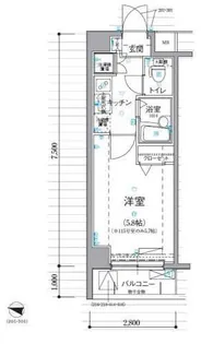 リヴシティ新宿壱番館【2階】の間取り