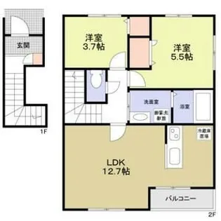 メゾン・コンフォールの間取り