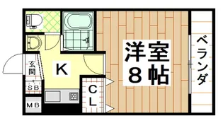 ヤノロイヤルガーデン【1階】の間取り