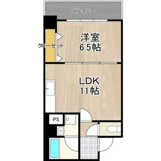 テン・フォーティ【11階】の間取り