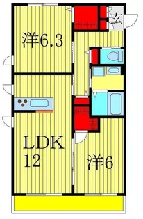 ペ・ブリエI【2階】の間取り