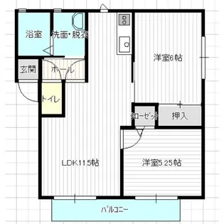 ガーデンプレイス本庄A棟【2階】の間取り