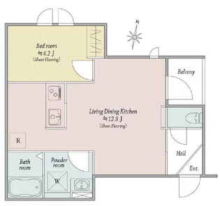 LUM HEIGHTS【2階】の間取り