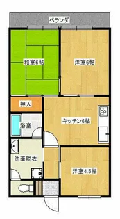増田アパート【2階】の間取り