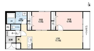 リーブルファイン朝霞幸町【2階】の間取り