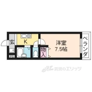 アルカディア堂山【2階】の間取り