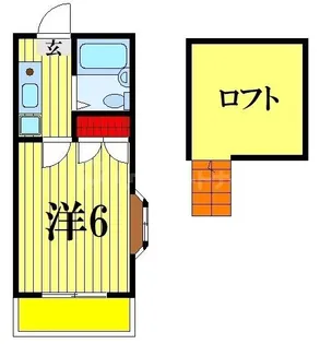 パルーム栗山NO.2【2階】の間取り